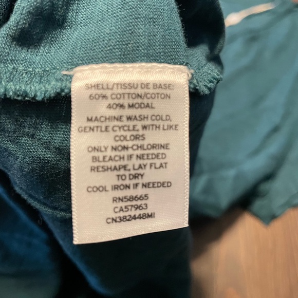 Womens Caslon adjustable Ruched Tshirt, size XL - Picture 2 of 5